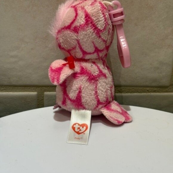 TY Beanie Boos Plush Lot of 3 Minis Pinky Owl,LeeAnn Lumur,Miles Leopard - Picture 10 of 10